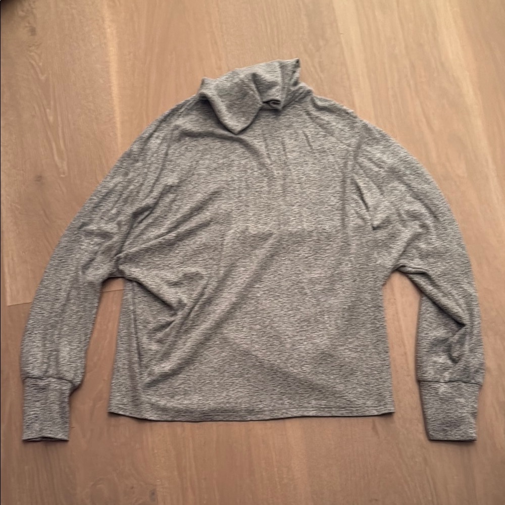 Cozy Gray Turtleneck Sweater